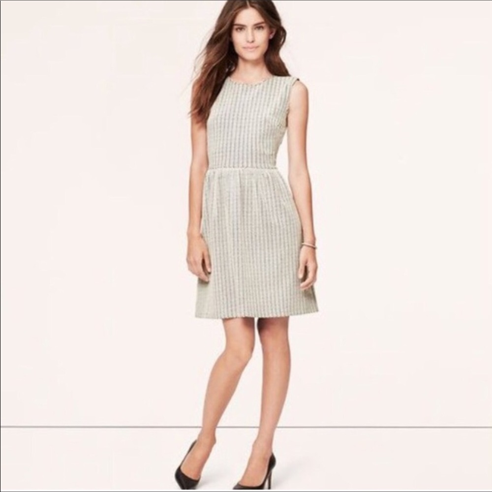 Loft geometric pattern dress